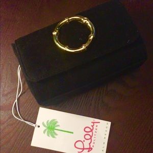 Lily Pulitzer Velvet Clutch